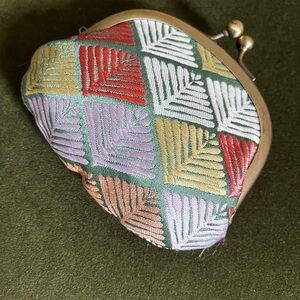 Japanese embroidered coin purse